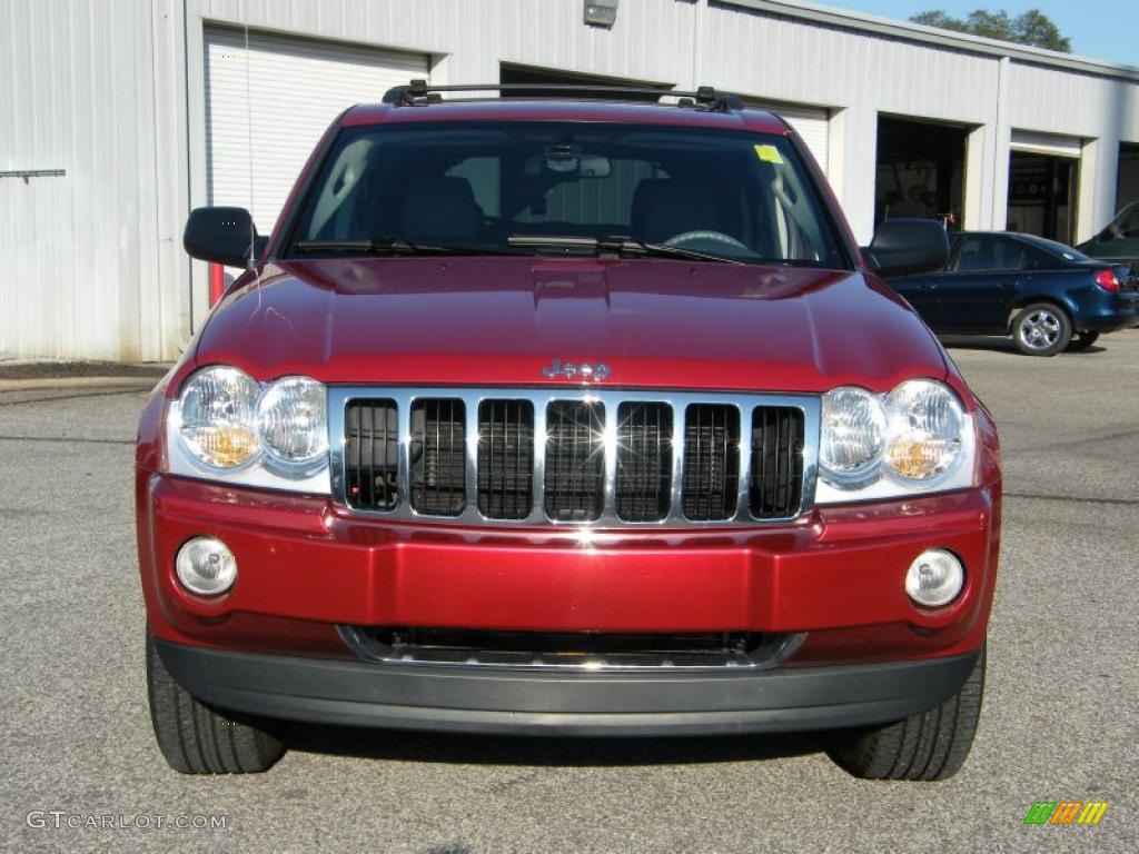 2006 Grand Cherokee Limited - Red Rock Crystal Pearl / Medium Slate Gray photo #8