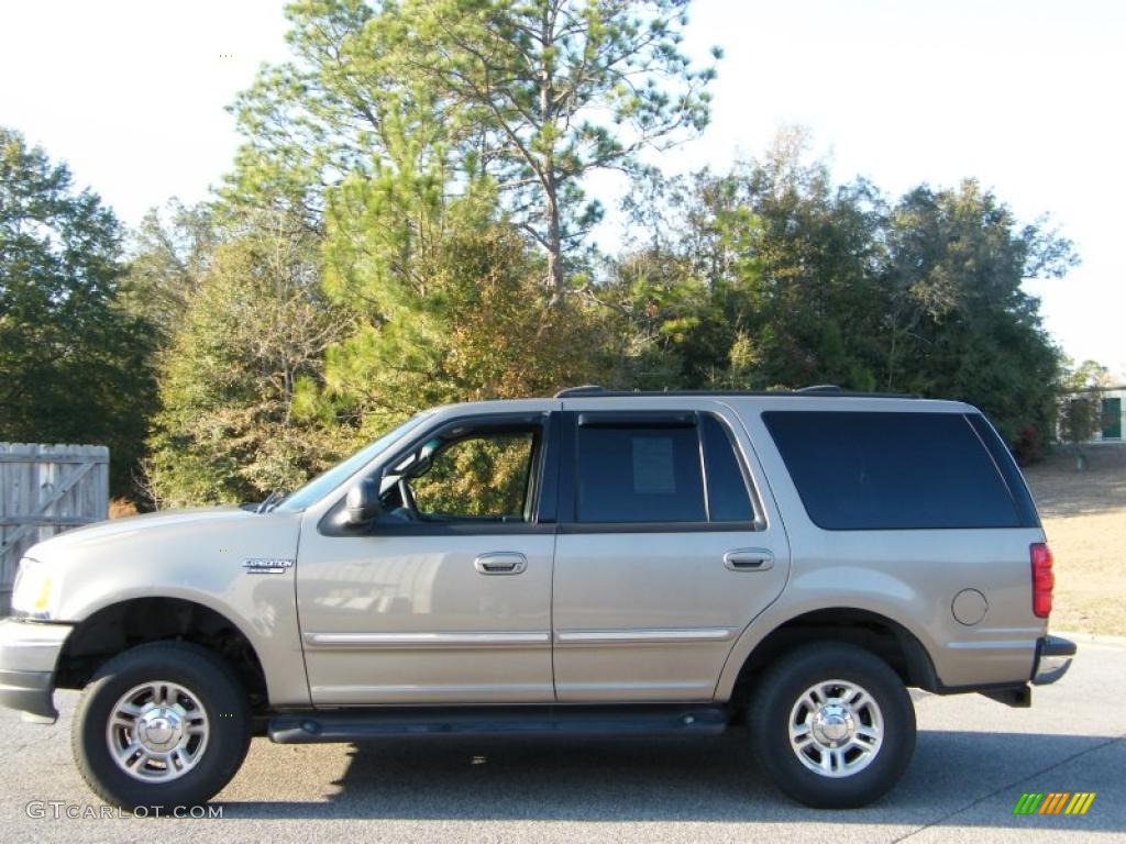 2001 Expedition XLT 4x4 - Arizona Beige Metallic / Medium Graphite photo #2