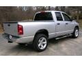 2008 Bright Silver Metallic Dodge Ram 1500 Big Horn Edition Quad Cab 4x4  photo #3