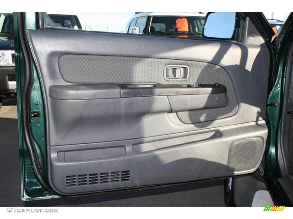 2002 Nissan Xterra XE V6 SC 4x4 Sage Door Panel Photo #42608212