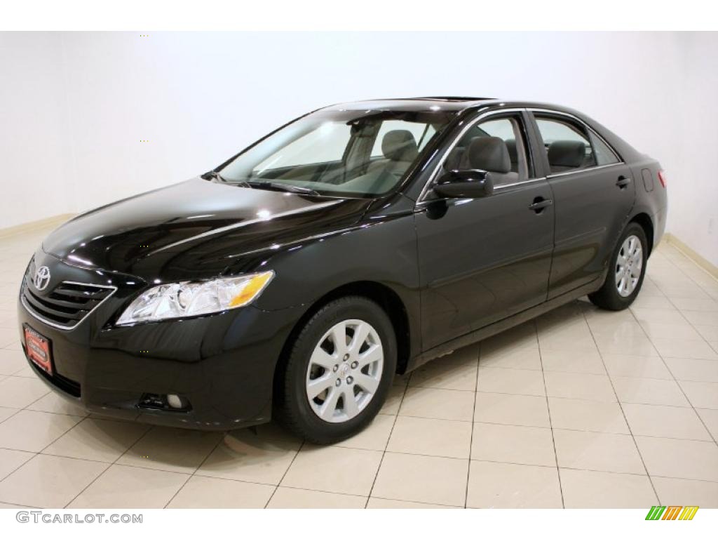 2008 Camry XLE - Black / Ash photo #3