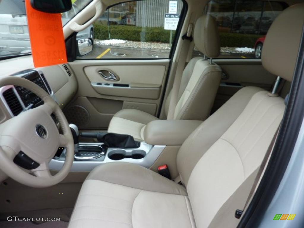 Pebble/Light Parchment Interior 2005 Mercury Mariner V6 Premier 4WD Photo #42610312