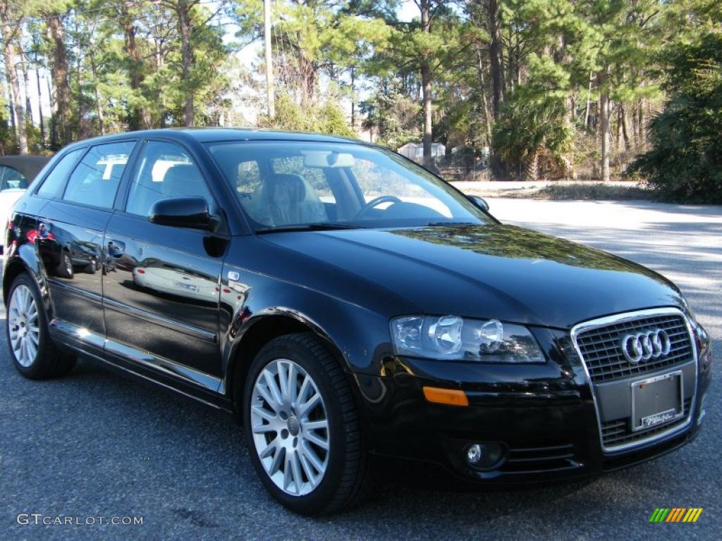 Brilliant Black 2007 Audi A3 2.0T Exterior Photo #42610480
