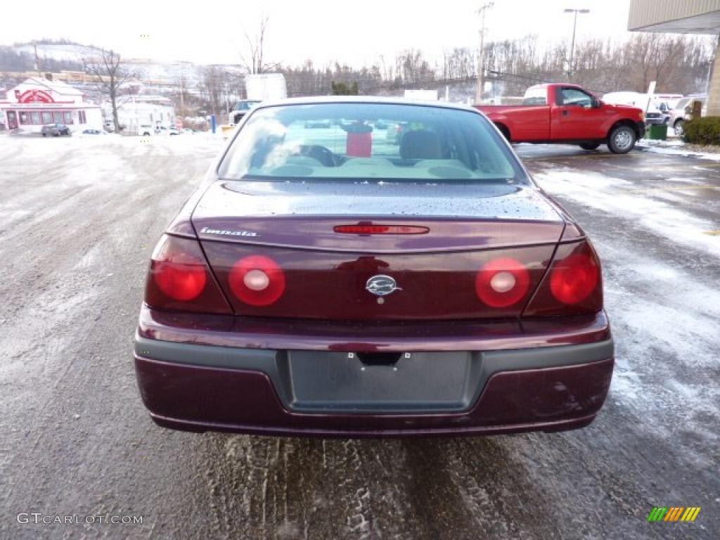 2004 Impala  - Berry Red Metallic / Medium Gray photo #3