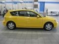 2004 Solar Yellow Mica Mazda MAZDA3 s Hatchback  photo #3