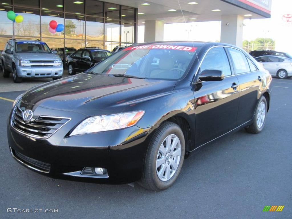2007 Camry XLE V6 - Black / Ash photo #1