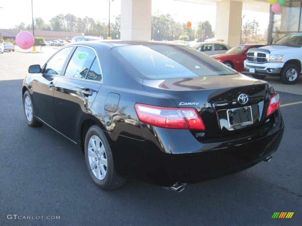 2007 Camry XLE V6 - Black / Ash photo #3