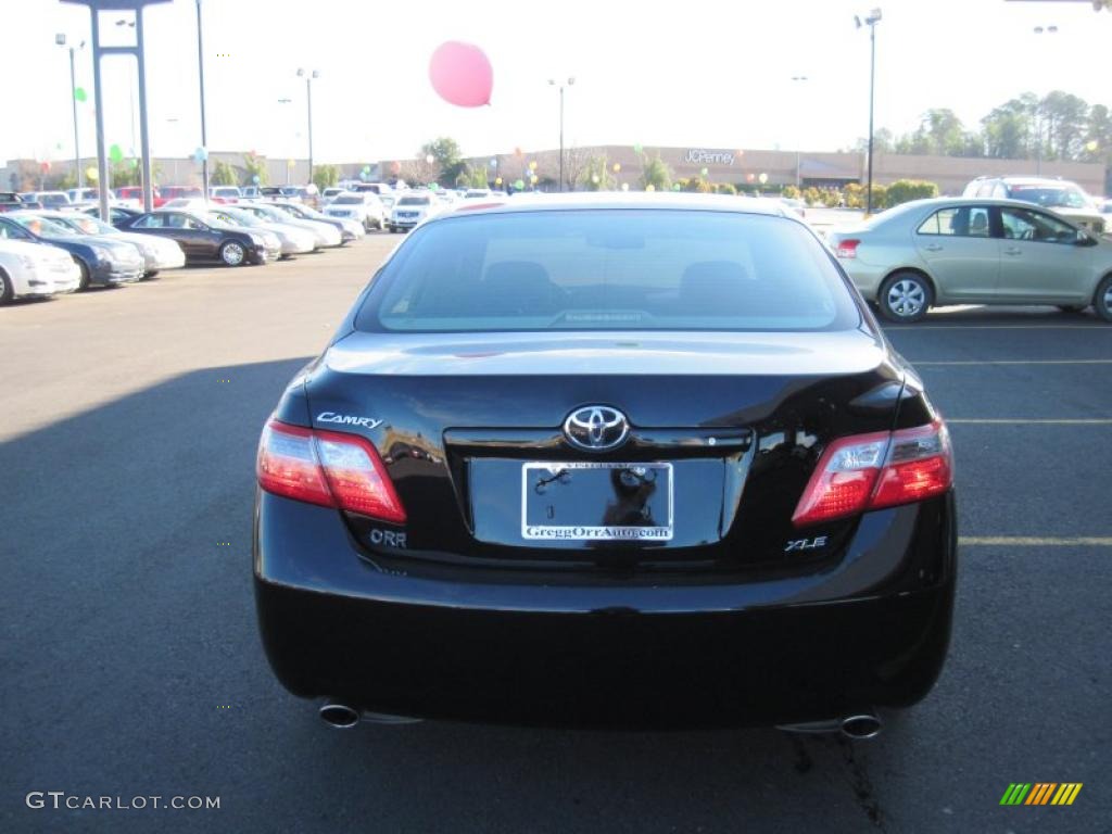 2007 Camry XLE V6 - Black / Ash photo #4