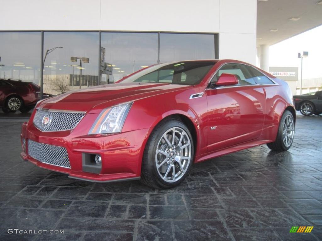 Crystal Red Tintcoat 2011 Cadillac CTS -V Coupe Exterior Photo #42615972