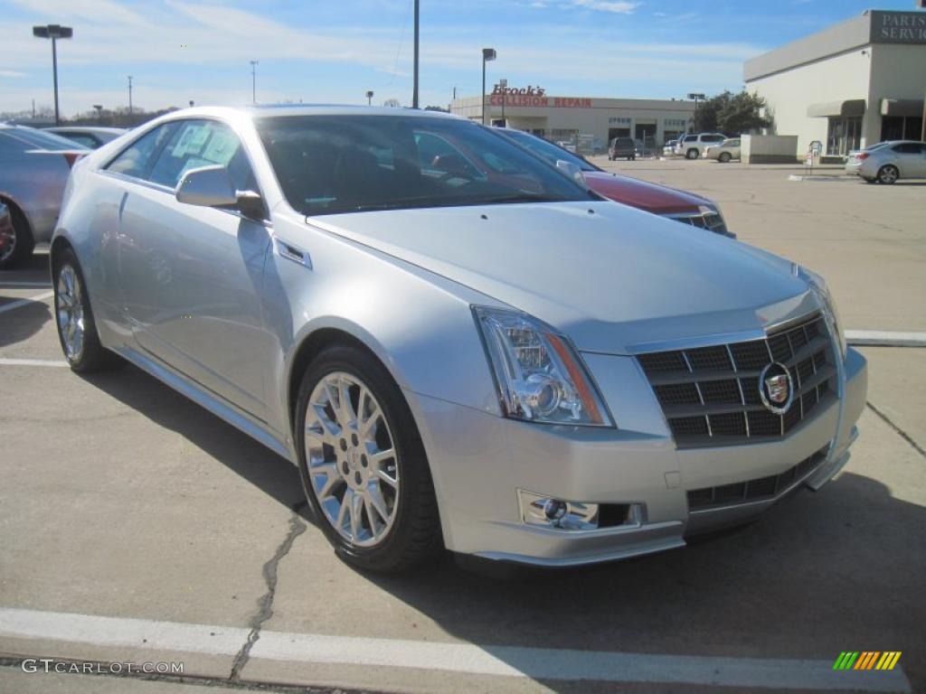 Radiant Silver Metallic 2011 Cadillac CTS Coupe Exterior Photo #42616124