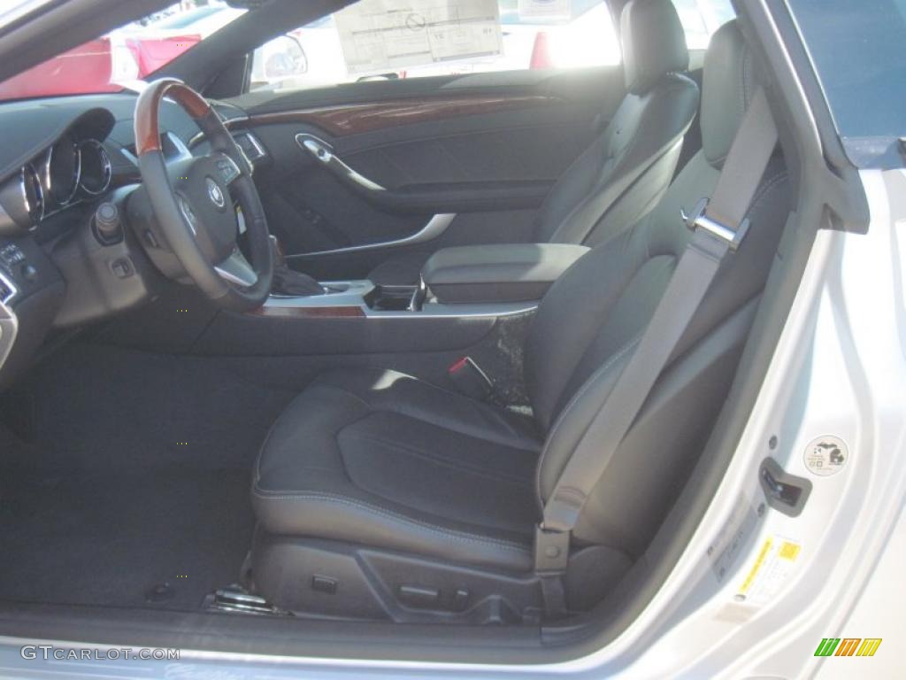 Ebony Interior 2011 Cadillac CTS Coupe Photo #42616156