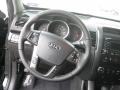 Black 2011 Kia Sorento EX V6 Steering Wheel