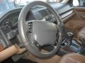 Dark Beige 1997 Land Rover Range Rover SE Steering Wheel