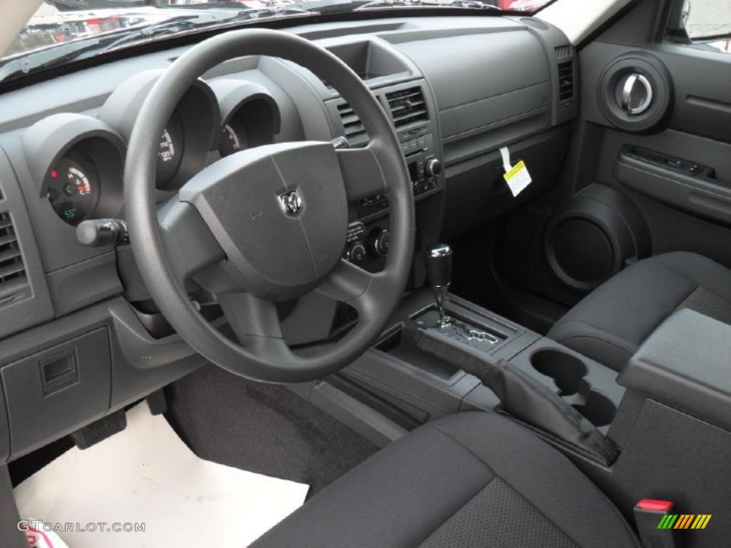 Dark Slate Gray Interior 2011 Dodge Nitro Heat Photo #42618496