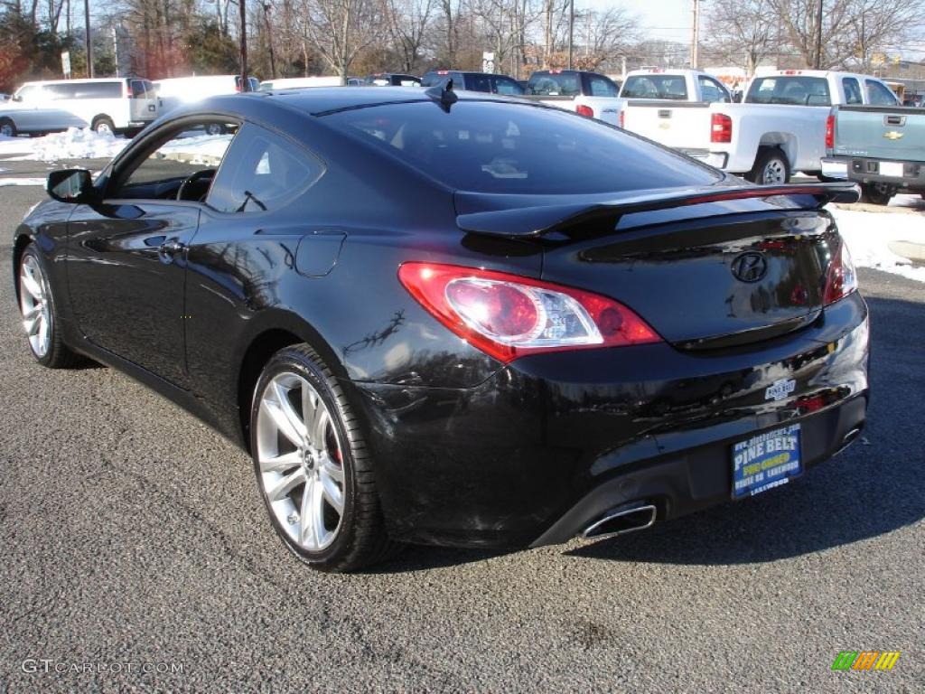 Bathurst Black 2010 Hyundai Genesis Coupe 3.8 Track Exterior Photo #42618824