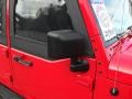 2008 Flame Red Jeep Wrangler Unlimited X 4x4  photo #25