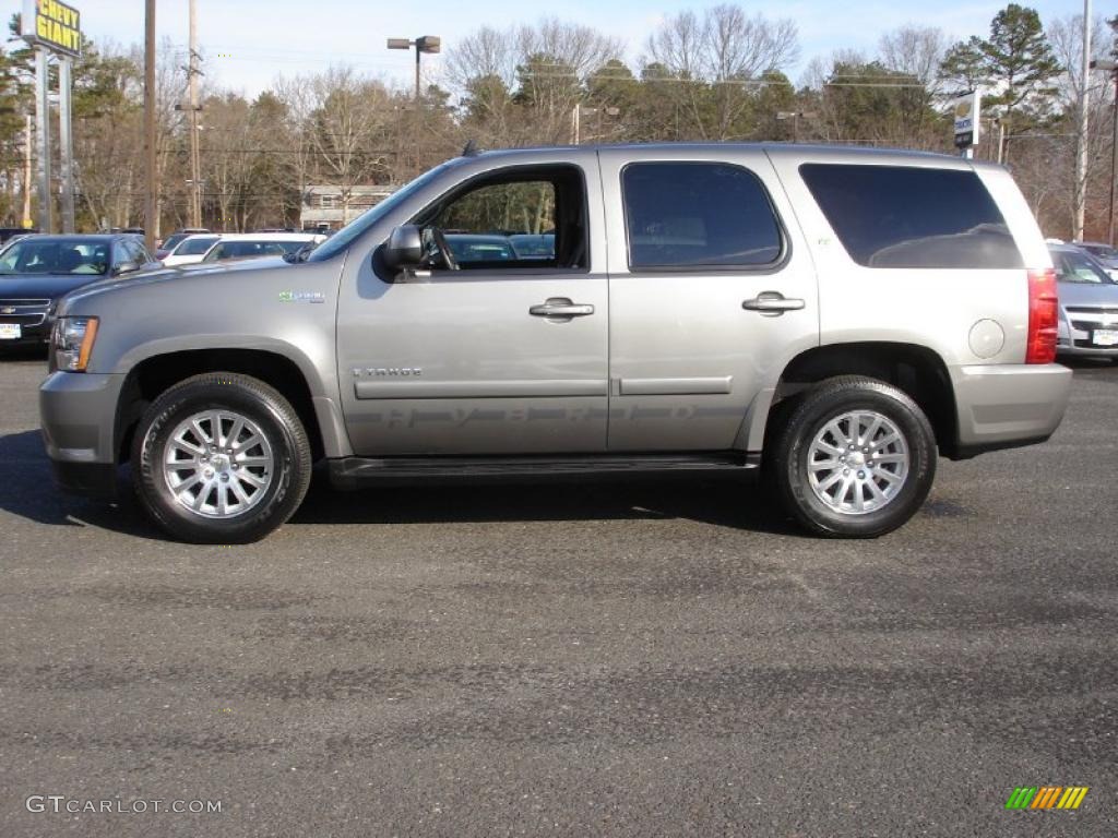 Graystone Metallic 2008 Chevrolet Tahoe Hybrid 4x4 Exterior Photo #42619796