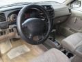Beige 2000 Nissan Frontier SE Crew Cab Interior Color