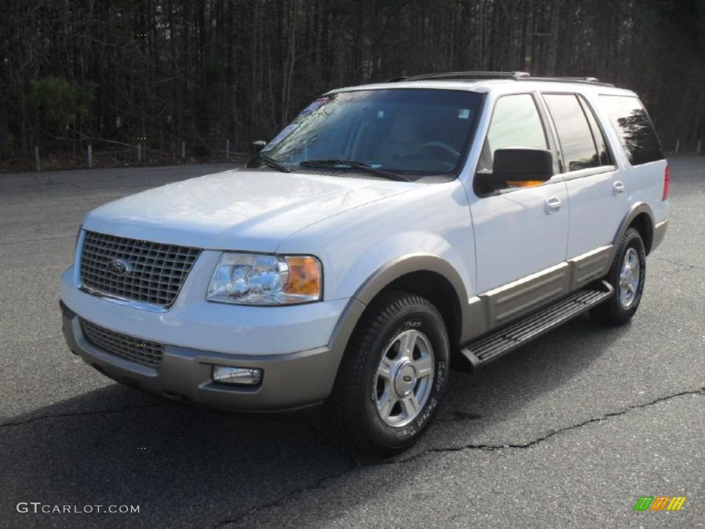 Oxford White 2003 Ford Expedition Eddie Bauer Exterior Photo #42620500