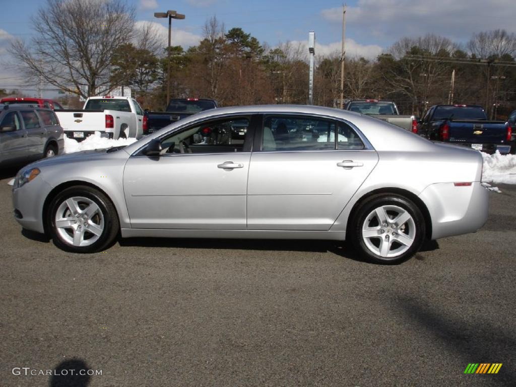 Silver Ice Metallic 2010 Chevrolet Malibu LS Sedan Exterior Photo #42621696