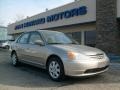 2003 Shoreline Mist Metallic Honda Civic EX Sedan  photo #1