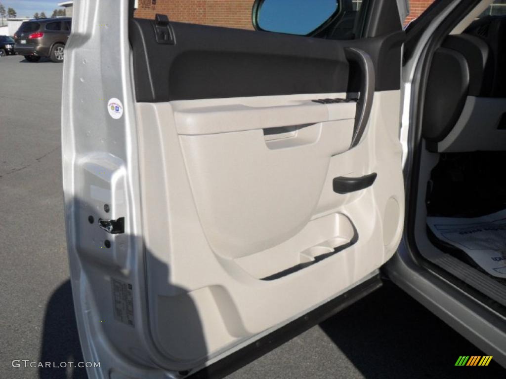 2011 Silverado 1500 LT Extended Cab 4x4 - Sheer Silver Metallic / Light Titanium/Ebony photo #9