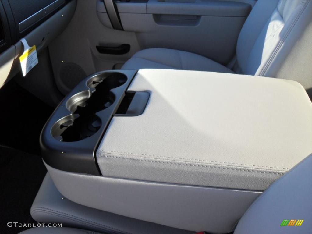 2011 Silverado 1500 LT Extended Cab 4x4 - Sheer Silver Metallic / Light Titanium/Ebony photo #11