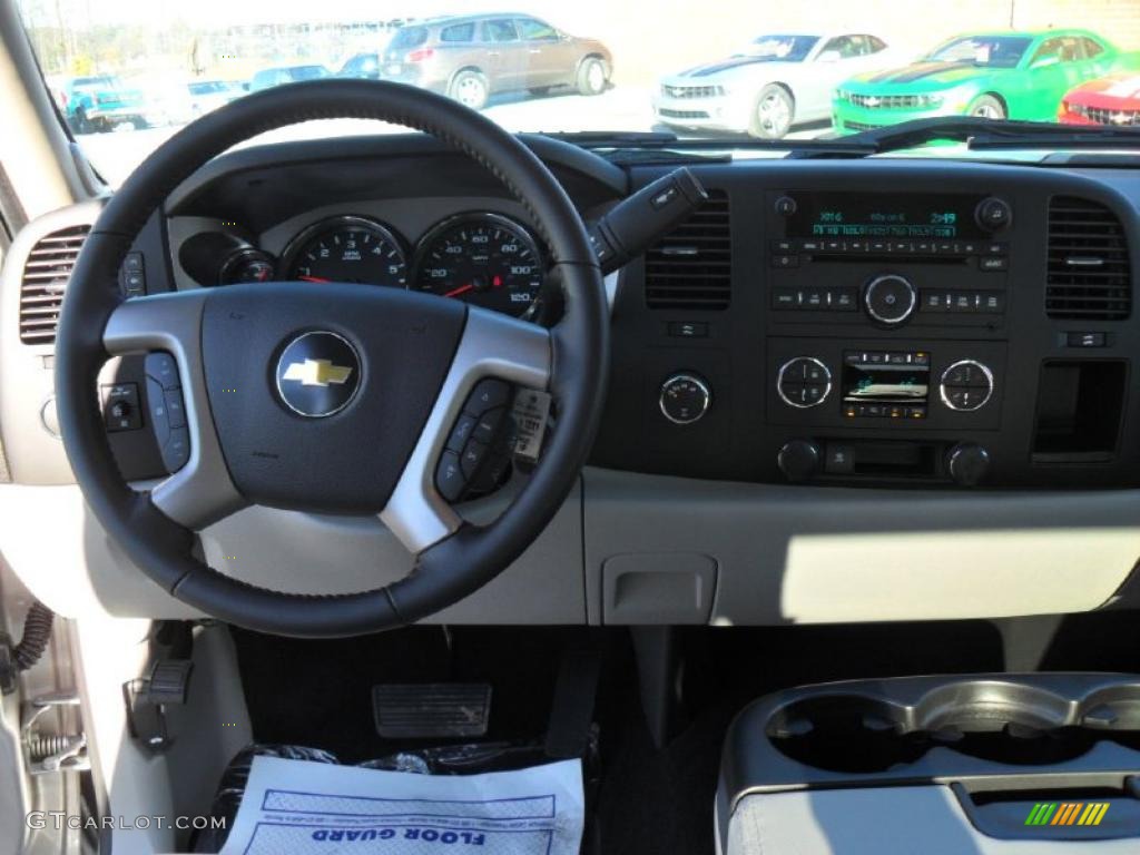 2011 Silverado 1500 LT Extended Cab 4x4 - Sheer Silver Metallic / Light Titanium/Ebony photo #15