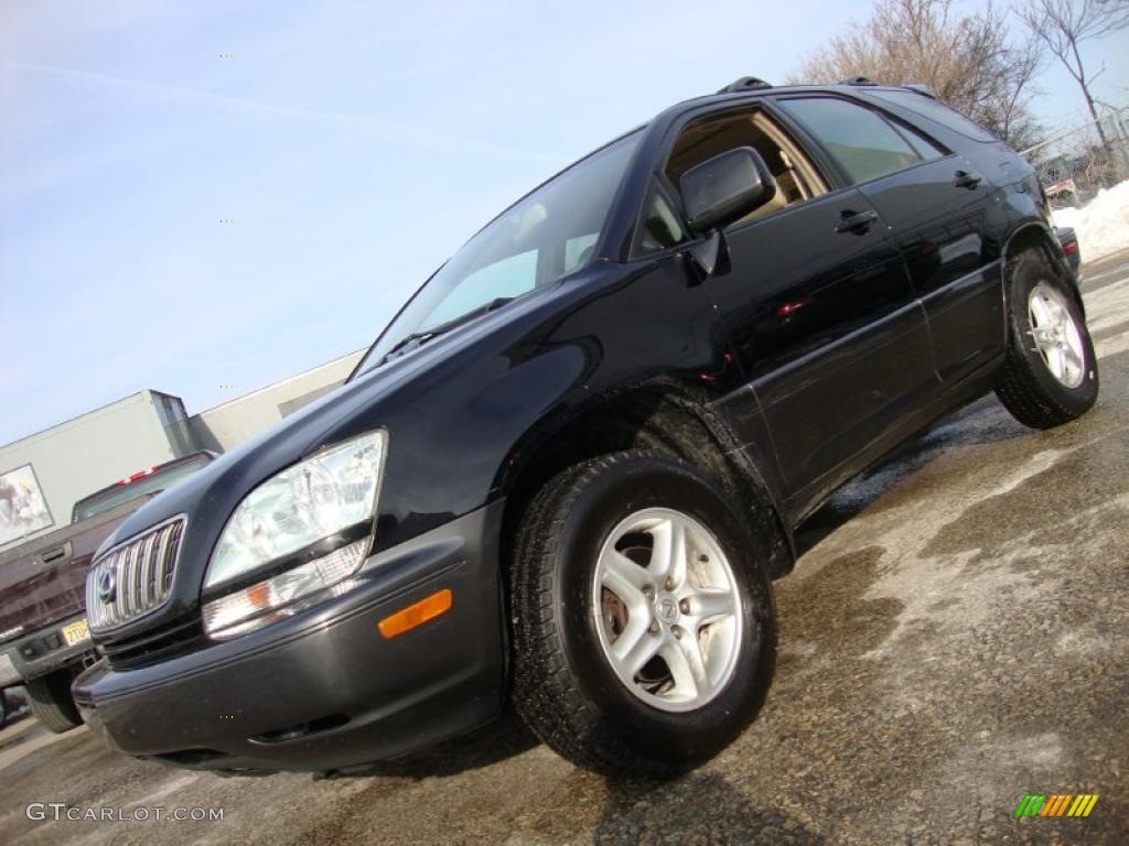 2001 RX 300 AWD - Black Onyx / Ivory photo #1