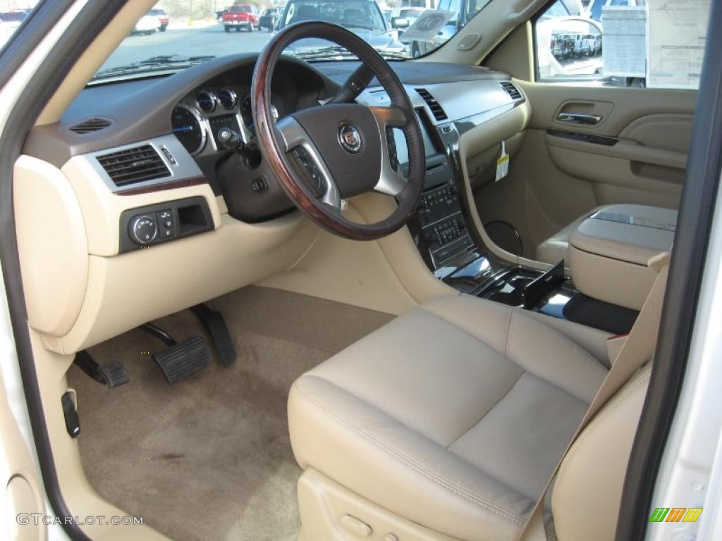 Cashmere/Cocoa Interior 2010 Cadillac Escalade ESV Premium AWD Photo #42626244