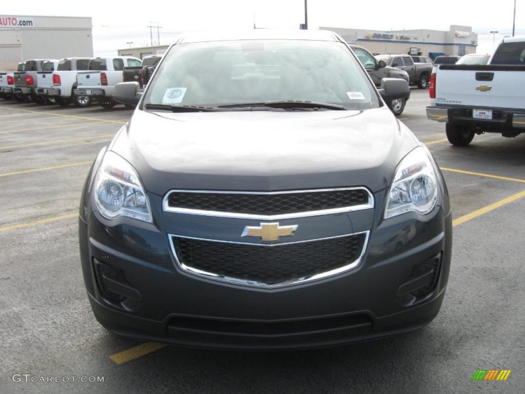 2011 Equinox LS - Cyber Gray Metallic / Light Titanium/Jet Black photo #2