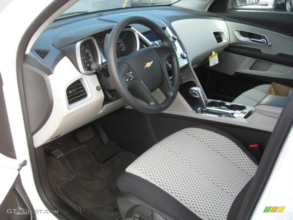 Light Titanium/Jet Black Interior 2011 Chevrolet Equinox LS Photo #42626748