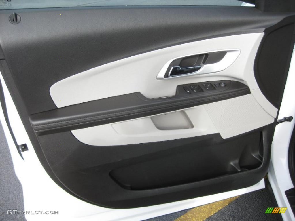 2011 Chevrolet Equinox LS Light Titanium/Jet Black Door Panel Photo #42626764