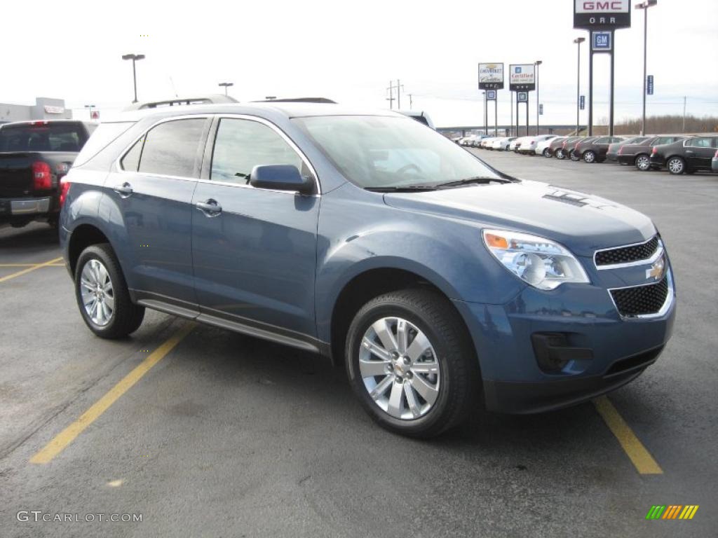 Twilight Blue Metallic 2011 Chevrolet Equinox LT Exterior Photo #42626916