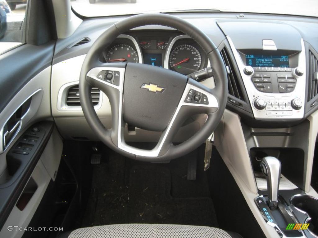 2011 Chevrolet Equinox LT Light Titanium/Jet Black Dashboard Photo #42627020