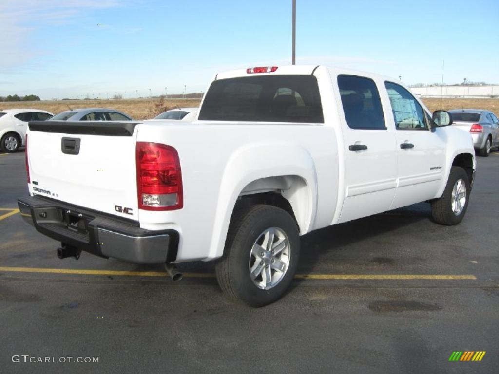 Summit White 2011 GMC Sierra 1500 SLE Crew Cab Exterior Photo #42627892