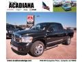 2008 Brilliant Black Crystal Pearl Dodge Ram 1500 Laramie Quad Cab  photo #1