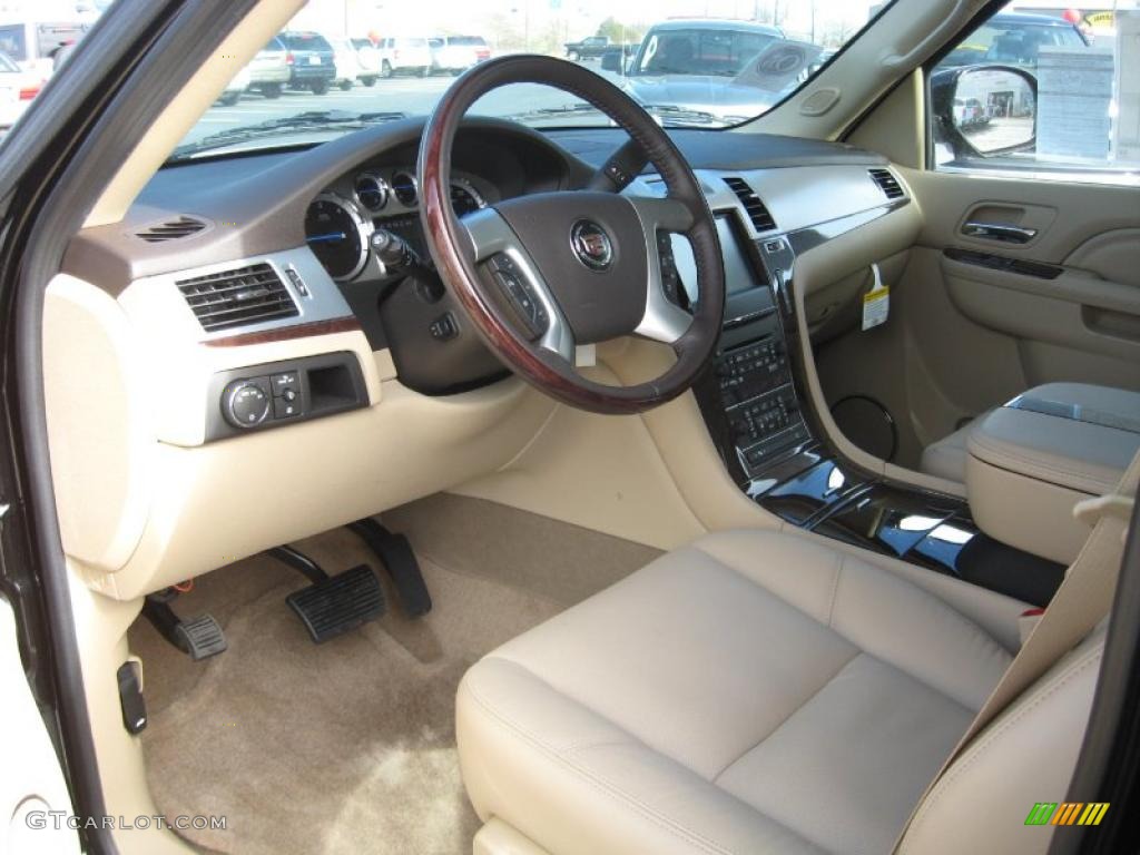 Cashmere/Cocoa Interior 2011 Cadillac Escalade ESV Premium AWD Photo #42630116