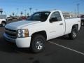 2011 Summit White Chevrolet Silverado 1500 LS Regular Cab 4x4  photo #1