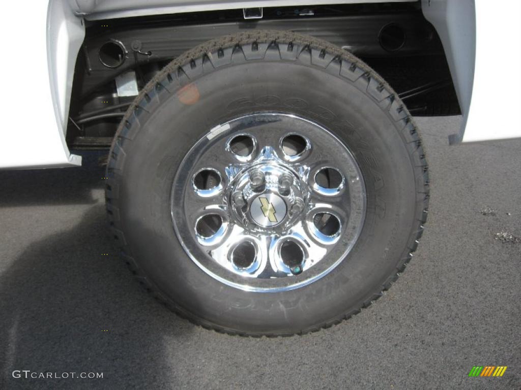 2011 Silverado 1500 LS Regular Cab 4x4 - Summit White / Dark Titanium photo #14