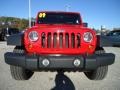 2009 Flame Red Jeep Wrangler Unlimited X 4x4  photo #21