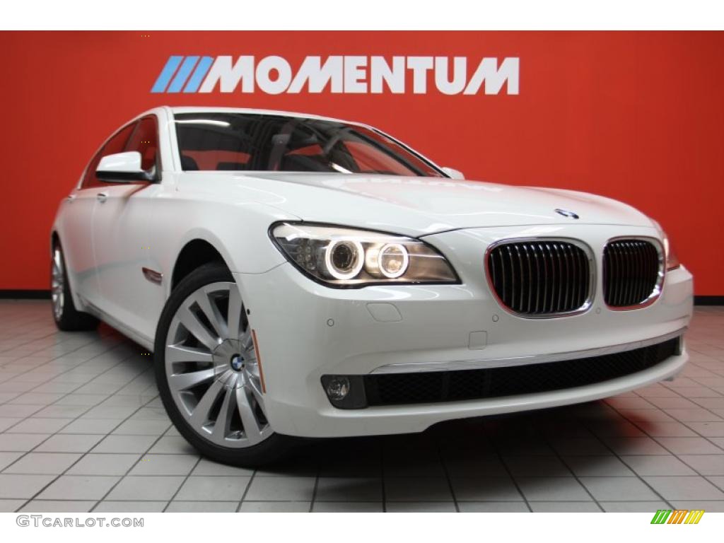 2011 7 Series ActiveHybrid 750Li Sedan - Alpine White / Black photo #1