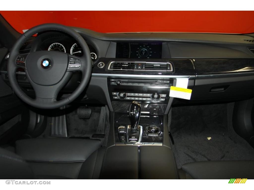 2011 BMW 7 Series ActiveHybrid 750Li Sedan Black Dashboard Photo #42633940