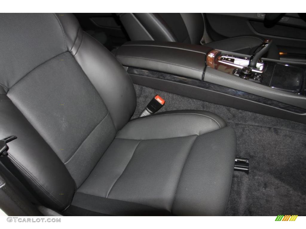 Black Interior 2011 BMW 7 Series ActiveHybrid 750Li Sedan Photo #42634060