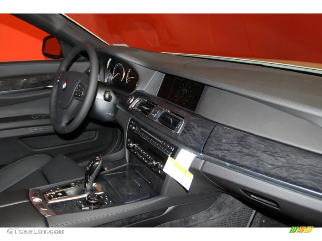 2011 BMW 7 Series ActiveHybrid 750Li Sedan Black Dashboard Photo #42634076