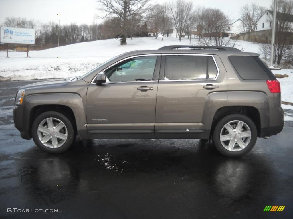 Mocha Steel Metallic 2011 GMC Terrain SLT AWD Exterior Photo #42634157