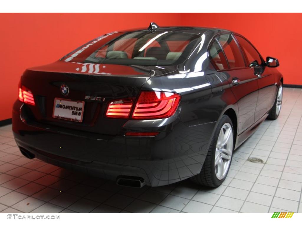 Dark Graphite Metallic 2011 BMW 5 Series 550i Sedan Exterior Photo #42634464