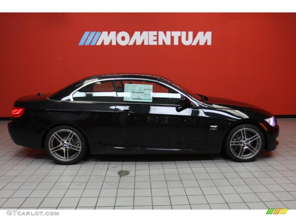 2011 3 Series 335is Convertible - Jet Black / Black photo #14