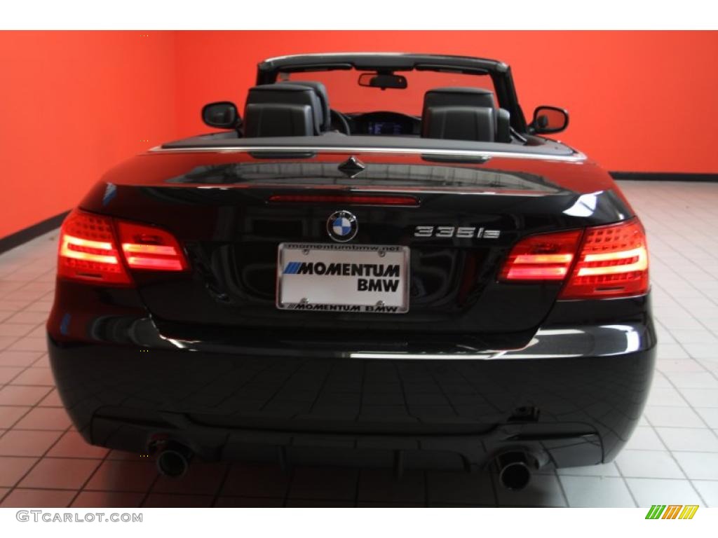 2011 3 Series 335is Convertible - Jet Black / Black photo #16