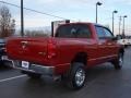 2008 Inferno Red Crystal Pearl Dodge Ram 2500 ST Quad Cab 4x4  photo #3